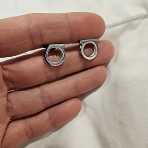 NEW Silver Stainless-Steel Earrings